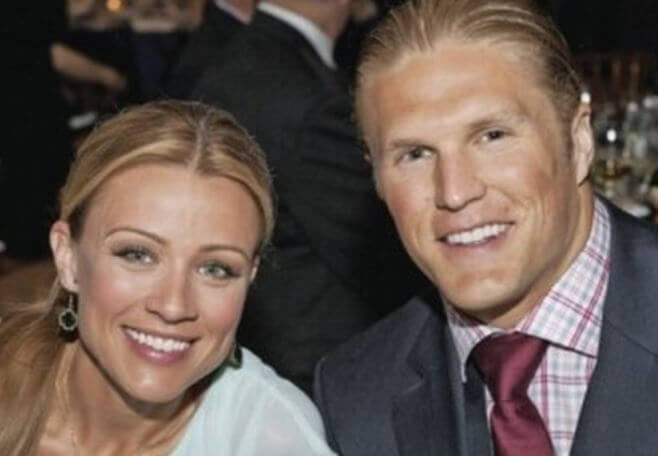 Casey Noble with husband Clay Matthews III.
